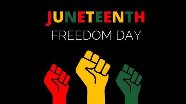 Juneteenth Freedom Day: Pan-African Fists Celebrating Black Liberation and Heritage