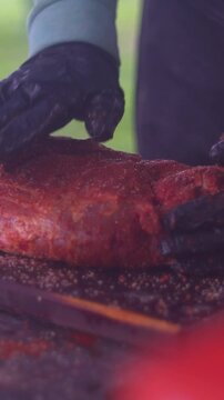 adobando carne asado argentino pimnet&oacute;n