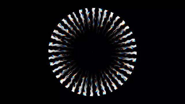 Colorful spiral line wave gradient loop animation, vivid abstract light burst radiant colors, future geometric diagonal lines motion background, gravitational waves galaxy universe abstract style. 4K