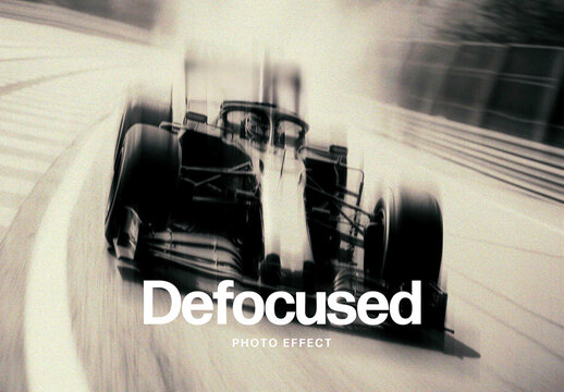 Defocused Ghostly Photo Effect Mockup