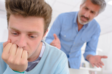 Fototapeta premium close up of sad young man