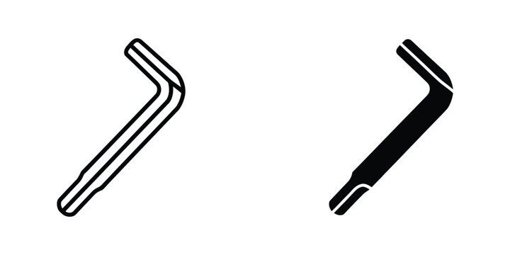 Comparison of a hollow and solid right angle connector or bracket illustration