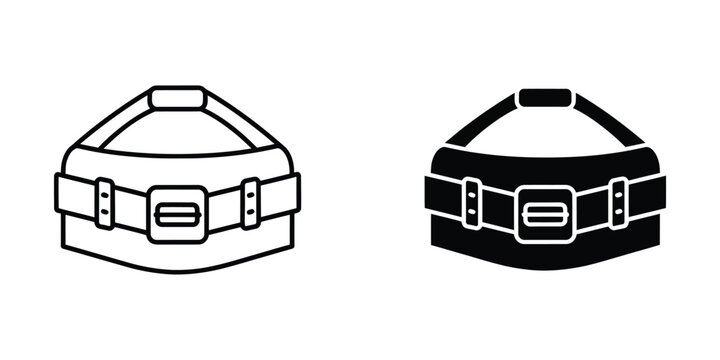 Comparison of a light and dark crossbody bag design with buckles