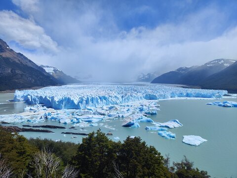 Perito Moreno Glacier located at Argentinian Patagonia