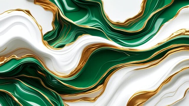 A stunning abstract work of art in fluid art or acrylic pouring style.
