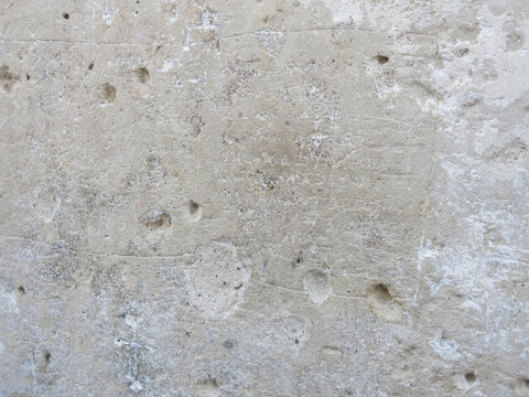 wall of the ancient Russian Transfiguration Cathedral in Pereslavl-Zalessky with an ancient inscription about the murder of Andrei Bogolyubov