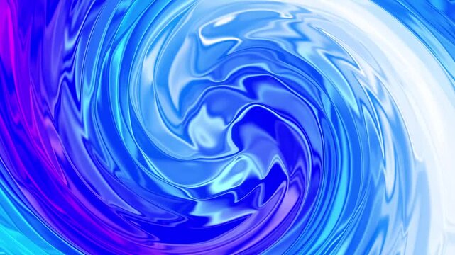 Cyclic 3D animation. Abstract minimalist background featuring colorful liquid bubbles. Gradients slide inside on a glossy ribbed glass surface.