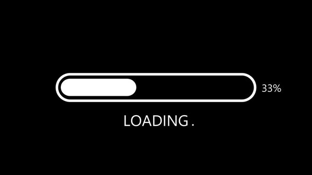 Loading Bar Animation 4K