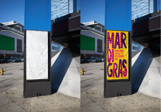 L.A. Street Mockup Display