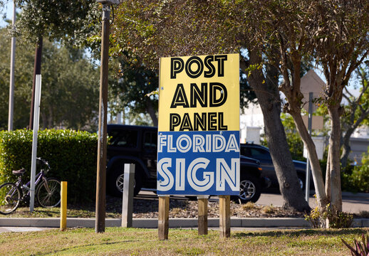 Florida Park poster Ad Mockup