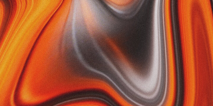 A pixelated image with orange, red, and gray colors