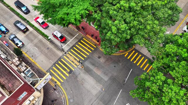 Aerial drone skyview of Hong Kong Victoria Harbour Financial CBD hub Central Admiralty Wan Chai Happy Valley Wong Nai Chung Stadium Tai Hang Causeway Bay Tai Hang
