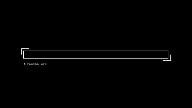retro loading bar 4K