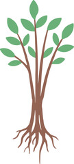 Fototapeta premium tree planting day Arbor Day vector illustration