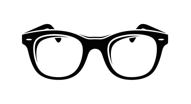 Stylish Black Rimmed Glasses for Vision and Fashion.