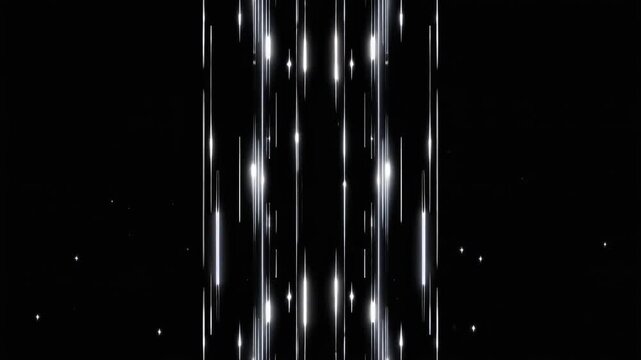 Flux 8K IMAX Starfield with a Symmetrical Vertical Band of Stars and Center Pulse