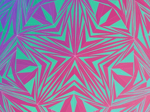 Non-Repeating Mathematical Tiling Pattern Art Print