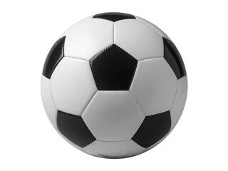 Fototapeta premium Isolated classic soccer ball equipment used in the sport of soccer.