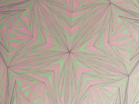 Golden Ratio Geometric Tiling Vector Art Illustration