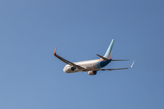 Commercial passenger jet airliner