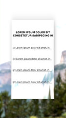 Vertical Liquid Glass List Title 01