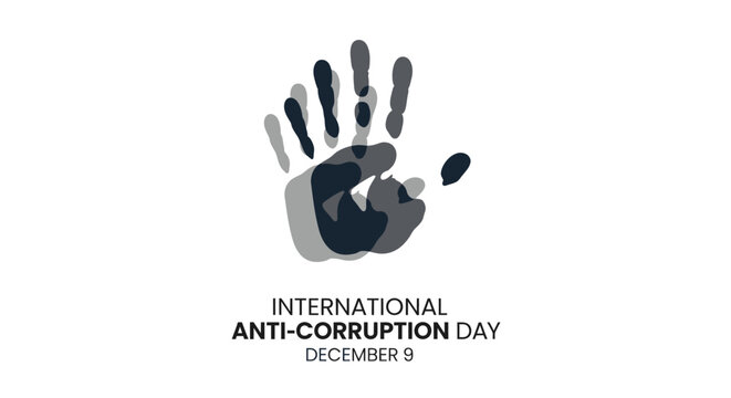 International Anti-Corruption Day awareness campaign logo.