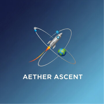 Aether Ascent Spacecraft Orbiting the Earth.
