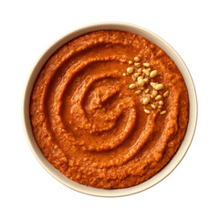Fototapeta premium PNG Spicy red pepper dip bowl