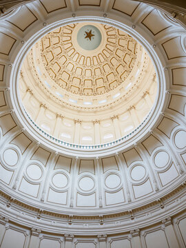 The dome of Texas State Capitol in Austin, TX
