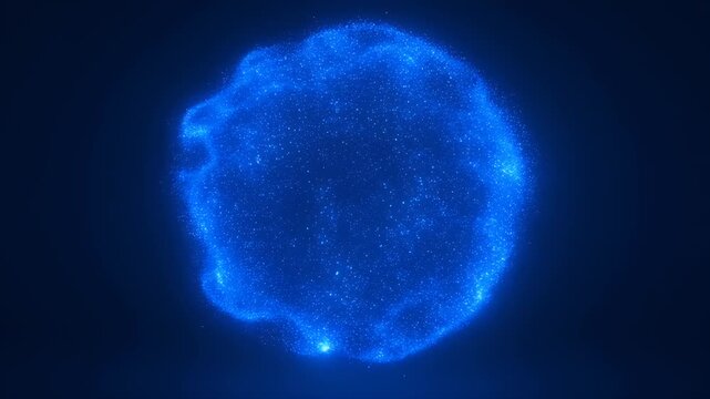 Glowing blue nebula, celestial body, space phenomenon, astronomy