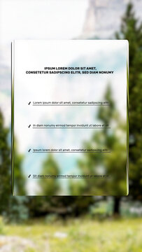 Vertical Liquid Glass List Title 02