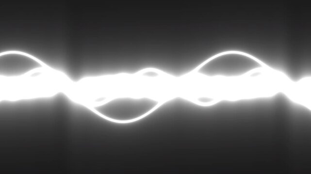 Quantum String Theory Vibrating Dimensions Physics Background Abstract Monochrome 4K Video Background