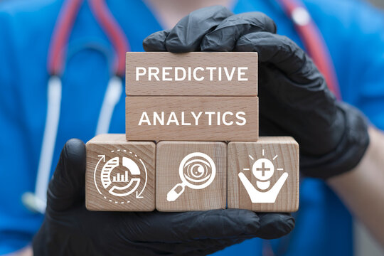 Health care concept of predictive analytics. Modern medical prediction analysis data.