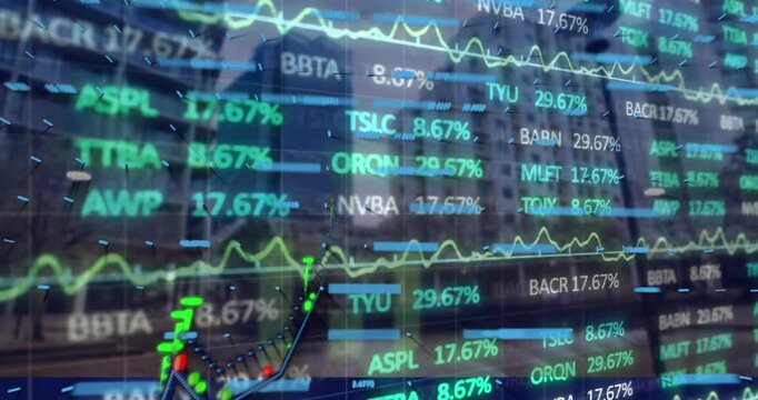 This video is about data processing, graphs, and digital interfaces