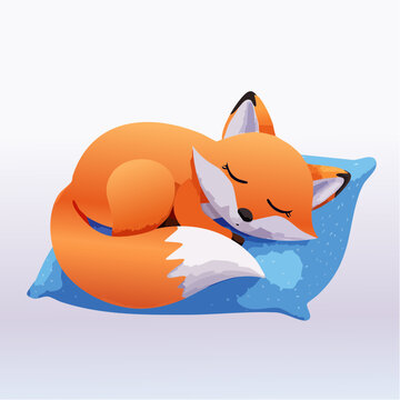 
Kawaii-Stil - Niedlicher  Fuchs