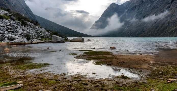 Landscape in Huascaran National Park, Peru, South America