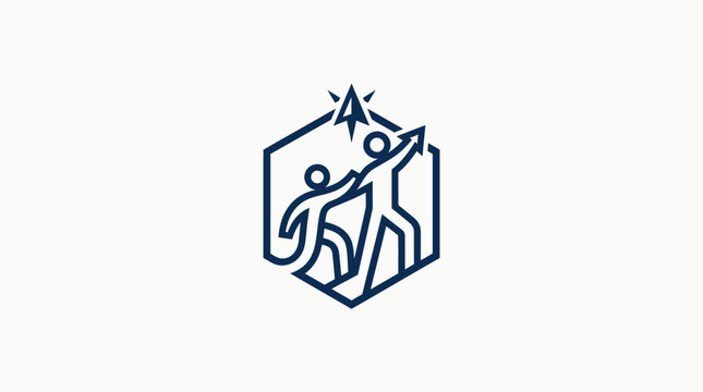 Teamwork And Success Logo Concept