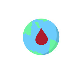 Fototapeta premium Blood Test & Diabetes Awareness Set