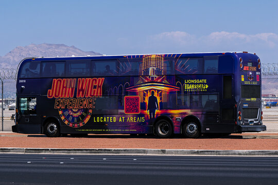 Las Vegas public trasportation 8-30-2025 Las Vegas, NV USADeuce double decker bus operated by the Regional Transportation Commision of Southern Nevada