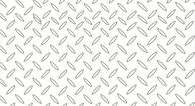 Diamond Plate Metal Texture Background - Industrial Seamless Pattern