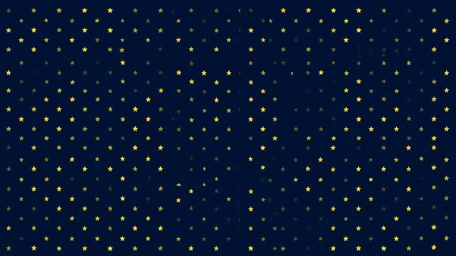 Dark Blue Background with White and Yellow Dots.