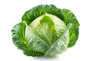 Obraz premium cabbage isolated on white background