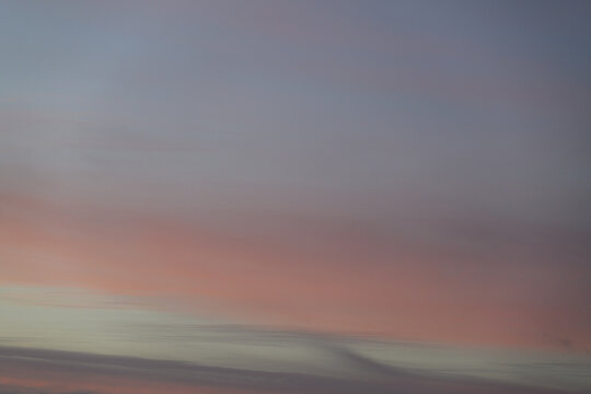 Beautiful pinky unusual sky at sunset, background