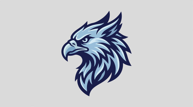 Eagle Head Logo Design Graphic.