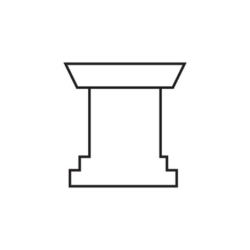 mosque icon pulpit