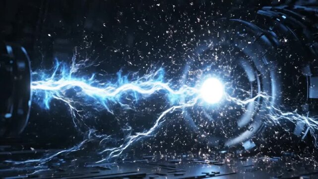 Electricity Pulse Energy Sparks Technology.