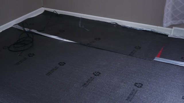 Padding for Carpet of Floating Floor in Bedroom