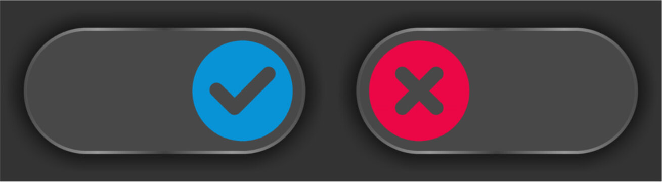 Toggle switch web button