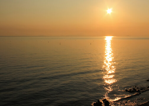 Sunrise at Seto Inland Sea