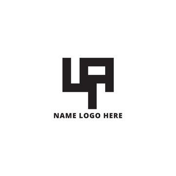 initial logo vector design minimalist